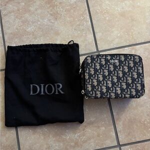 Dior Monogram Pouch with Dust Bag